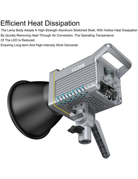 Luz de Video LED Bi-Color 220W JatureClets JC-220W