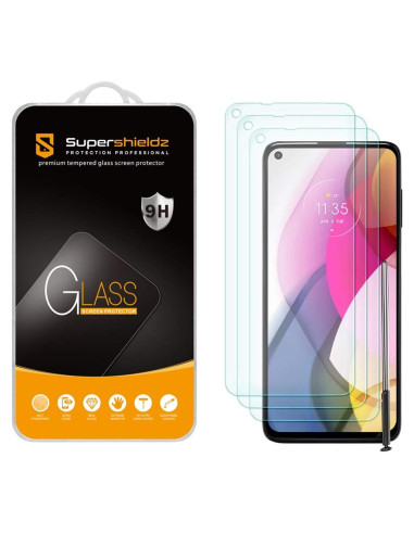 Protector de Pantalla Vidrio Templado Supershieldz para Moto G Stylus 2021 - 3 Unidades