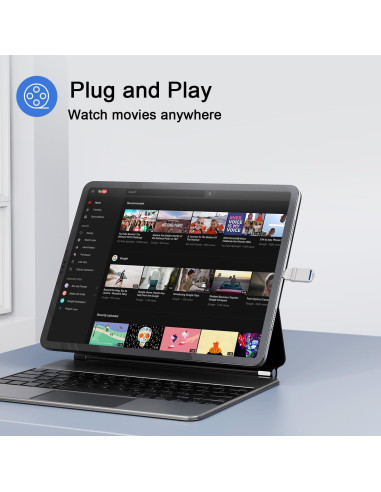 TOPESEL 64GB Unidad Flash USB C y USB A 3.0 Impermeable