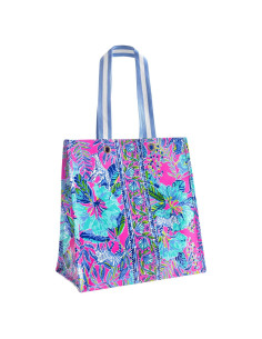 Bolsa de Compras Reutilizable Lilly Pulitzer Lil Earned Stripes