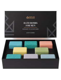 Bombas de Baño para Hombres MAKE LIFE EXCLUSIVE 8x141.75g