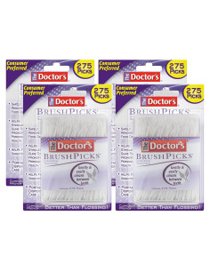 Palillos Interdentales 2-en-1 The Doctor, 275 Unidades