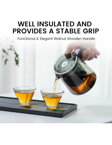 Tetera de vidrio Tea Canyon 500ml con infusor extraíble