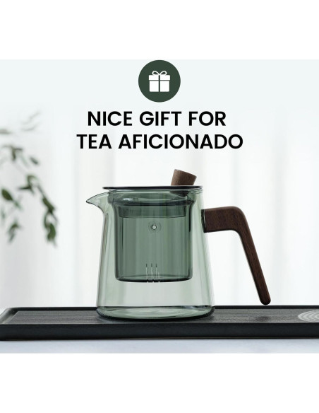Tetera de vidrio Tea Canyon 500ml con infusor extraíble