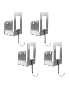 Soporte para Tapa de Olla MY MIRONEY 4 Piezas Aluminio Plata