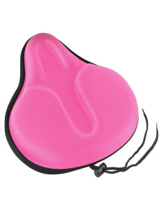 Funda de Asiento de Bicicleta de Gel MSDADA Rosa Grande 29x26cm