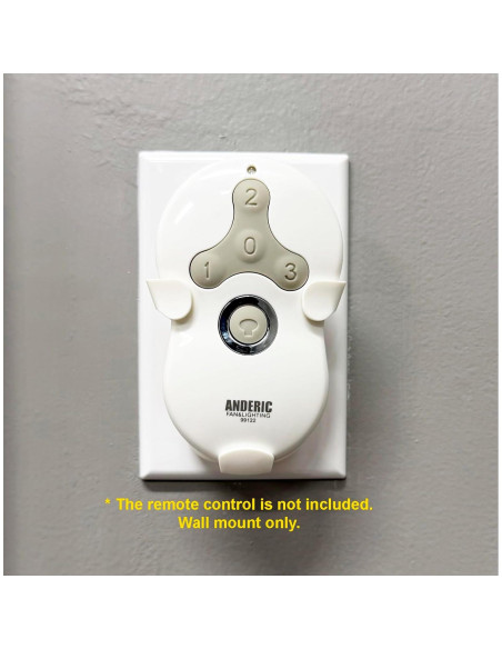 Soporte de Pared Hunter 99122WM para Controles Remotos Blanco