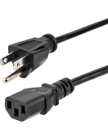 Cable de Alimentación AC StarTech.com 10 pies 18AWG 10A 125V