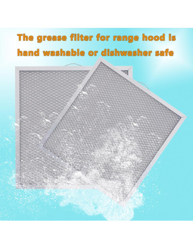 Filtros de Campana Extractora MADHUT 99010316 2-Pack 29.5x28.5cm