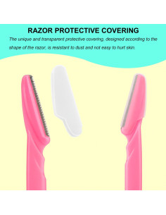 Colovis 80 Cuchillas Faciales Desechables con Funda Protectora 2