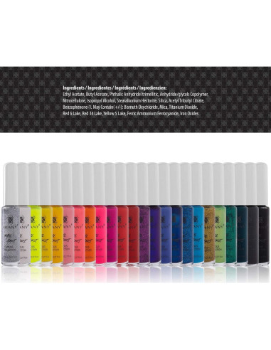 Conjunto de Arte de Uñas SHANY - 24 Esmaltes de Colores