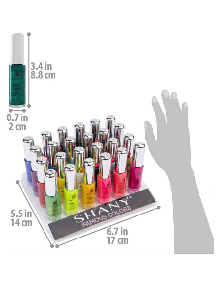 Conjunto de Arte de Uñas SHANY - 24 Esmaltes de Colores