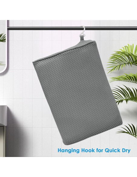 Cojín para Ducha AEROiVi SCC01-Gris Antideslizante 40x30cm