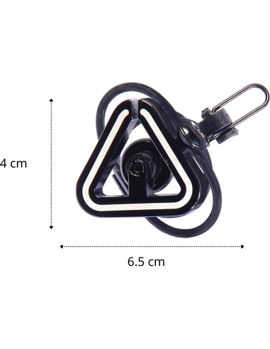 Timbre de Bicicleta N+1 Triángulo Clásico Aluminio 19.2-31.8mm