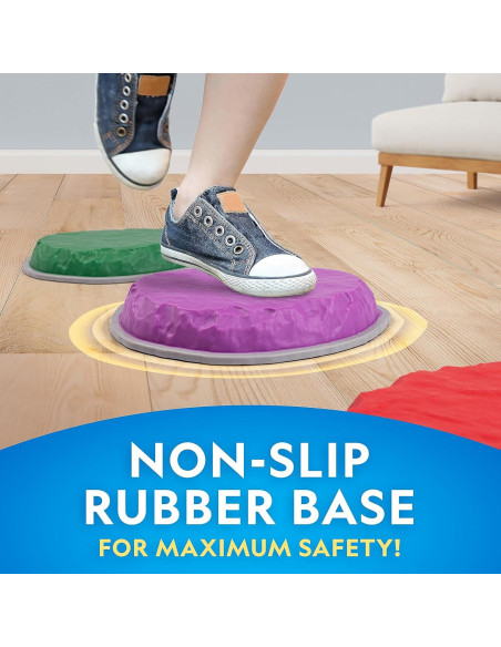 Piedras de Equilibrio National Geographic - 6 Piezas Antideslizantes