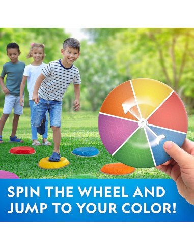 Piedras de Equilibrio National Geographic - 6 Piezas Antideslizantes