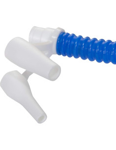 Bomba de pie de fuelle Stansport 430 amarilla 2