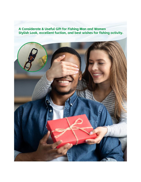 Agarrador de Labios de Pescado Tanzoii 31.5 cm Resistente Agua Salada