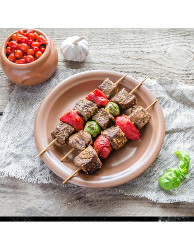 Brochetas de Bambú 20 cm XMZY - 100 Piezas para BBQ