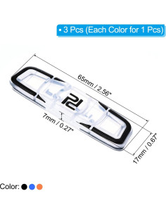 Amortiguador de Vibraciones para Raqueta de Tenis PATIKIL - 3 Piezas Silicona 2