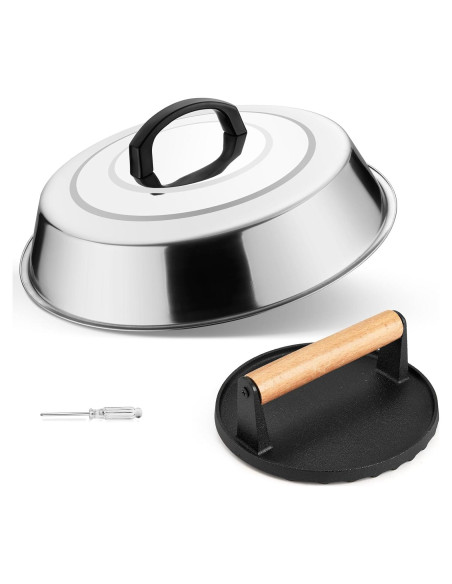 Domo Derretido y Prensa de Hierro Fundido Leonyo 30 cm