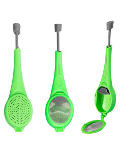 Infusores de Té VEIREN 3 Piezas Mango Largo Verde