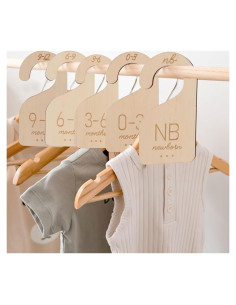 Divisores de Armario para Bebés UOAOU - Madera 1-24 Meses