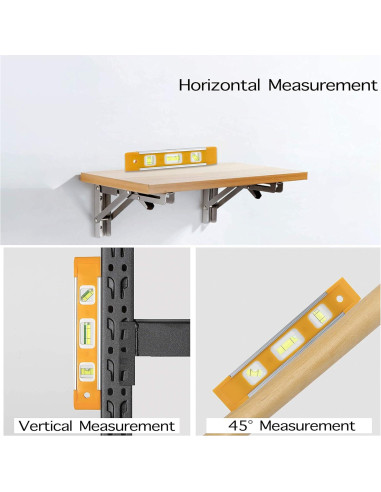 Nivel Torpedo Magnético LAND 22.5 cm con 3 Viales Naranja