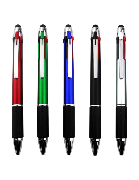 Bolígrafo 4 Colores MiSiBao Punta Media 1.0mm Estilógrafo