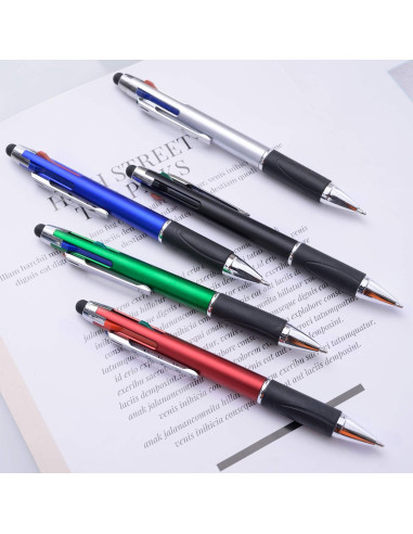 Bolígrafo 4 Colores MiSiBao Punta Media 1.0mm Estilógrafo