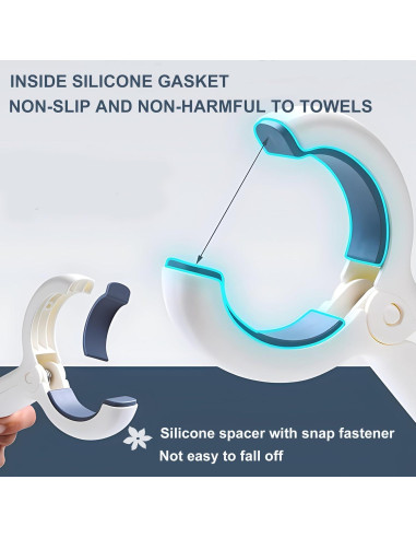 10 Clips para Toallas de Playa YOWPEY - Plástico Resistente