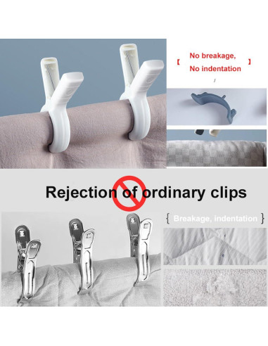 10 Clips para Toallas de Playa YOWPEY - Plástico Resistente