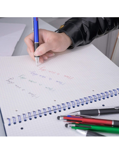 Bolígrafo 4 Colores MiSiBao Punta Media 1.0mm Estilógrafo