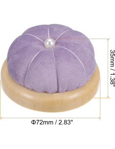 Base de Madera HARFINGTON Almohadilla para Agujas Costura 2