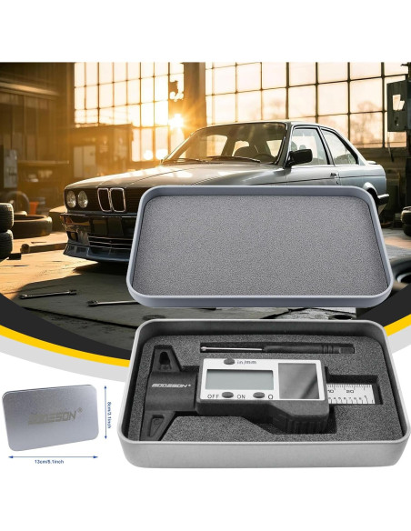 Medidor Digital de Profundidad de Banda de Rodadura GODESON - Universal