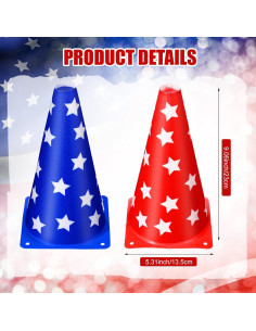 Juego de conos de entrenamiento Relaxweex 12 piezas 22.86 cm 2