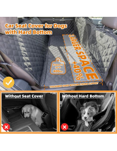 Extensor de Asiento Trasero para Perros HERBERWE HBW-1680D Negro 2