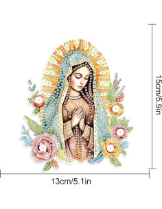 Kit de Pintura de Diamante JISHSHAY 5D Colgante DIY 16cm 2