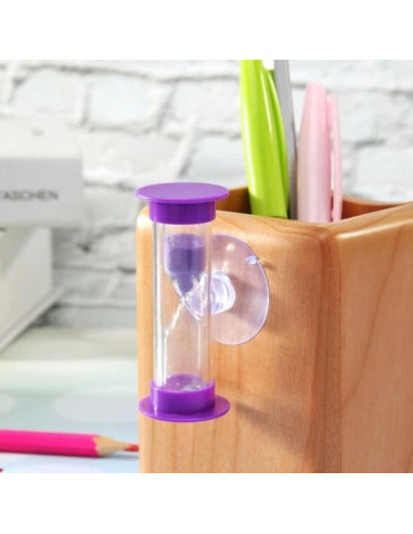 Temporizador de Arena Azul Wentoenapp 3 Minutos Decorativo