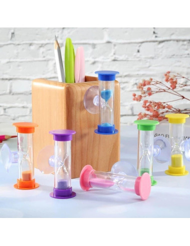 Temporizador de Arena Azul Wentoenapp 3 Minutos Decorativo