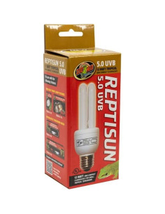 Lámpara Fluorescente Compacta UVB Zoo Med ReptiSun 5.0 13W 2