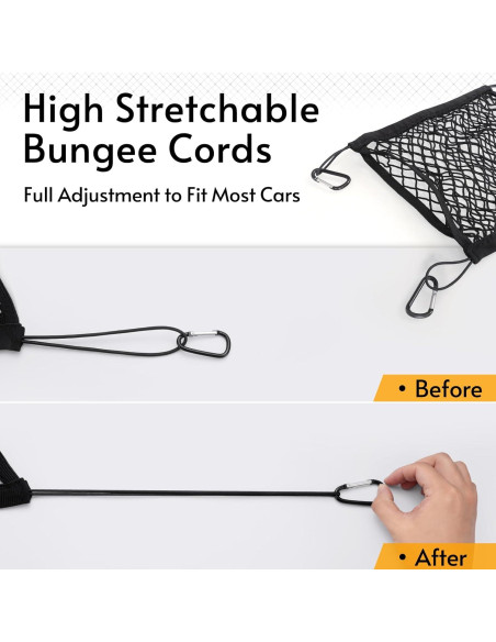 Barrera de coche para perros Rabbitgoo 90x100 cm con ganchos