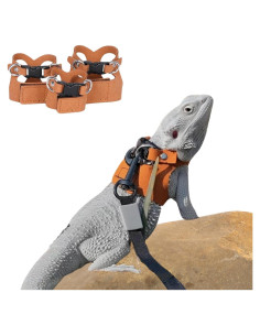 Juego de Arnés y Correa Ajustable FORZENA para Reptiles 3 Piezas