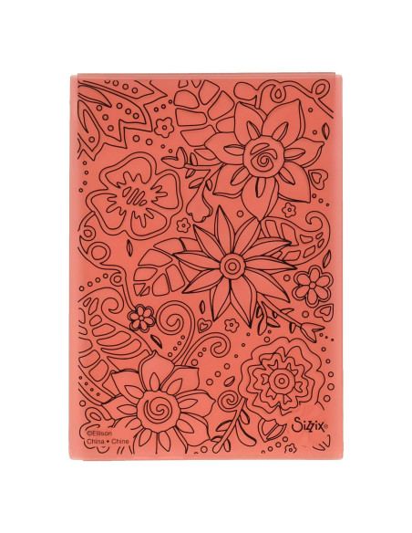 Carpeta de Embossing Sizzix 661948 Botánicos Bohemios 16.5cm