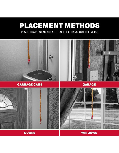 Trampa Adhesiva para Moscas Catchmaster 96 Piezas No Tóxica