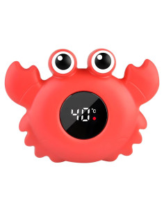 Termómetro de baño digital cangrejo Genérico rojo LCD impermeable