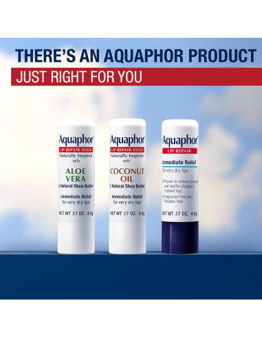 Aguaphor Balsamo Labial Hidratante Aloe Vera 3x4.8g