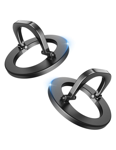 Soporte Magnético Ajustable MagSafe SUPERONE - 2 Pcs Negro