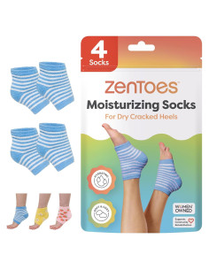 Calcetines Hidratantes ZenToes para Talones Agrietados - Regular