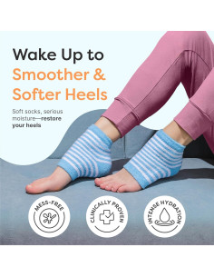 Calcetines Hidratantes ZenToes para Talones Agrietados - Regular 2